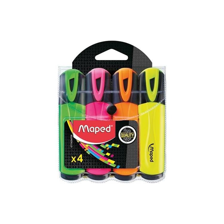Zakreślacz Fluo Peps 4 kolory MAPED