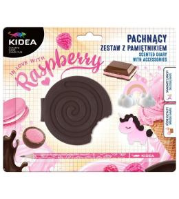Pamiętnik pachnący z akcesoriami Malinowy krem