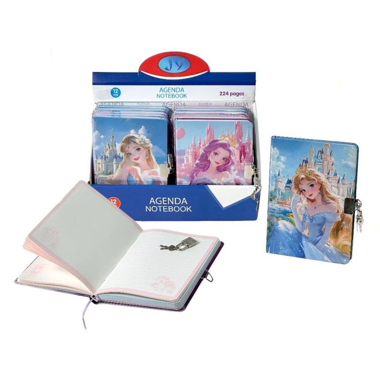 Pamiętnik B6 z kłódką MIX