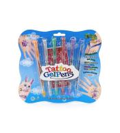 Długopisy brokatowe do tatuażu 6szt