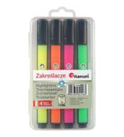 Zakreślacze trójkątne 4 kolory