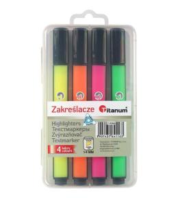 Zakreślacze trójkątne 4 kolory