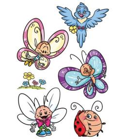 Tatuaże - Wesołe owady