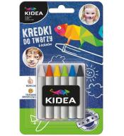 Kredki do twarzy 6 kolorów x 2,5g KIDEA