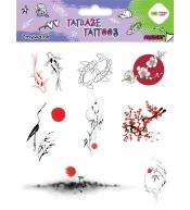 Tatuaże zmywalne Japanese HAPPY COLOR