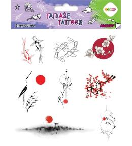 Tatuaże zmywalne Japanese HAPPY COLOR