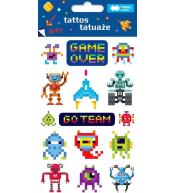 Tatuaże zmywalne Pixi Planet HAPPY COLOR