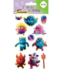 Tatuaże zmywalne Monsters HAPPY COLOR