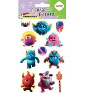 Tatuaże zmywalne Monsters HAPPY COLOR