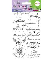 Tatuaże zmywalne Words HAPPY COLOR