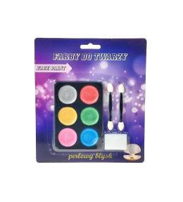 Farby do malowania twarzy perłowe