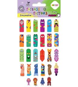 Tatuaże zmywalne Fingers Tattoo HAPPY COLOR