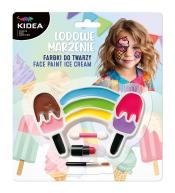 Farbki do twarzy lodowe marzenie 9 kolorów KIDEA