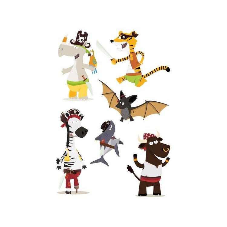 Tatuaże - Zwierzaki piraci