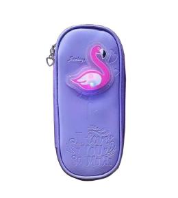 Piórnik tuba duża Flaming róż I love you so much