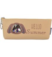 Piórnik saszetka Pies brązowy Hello summer FRESH