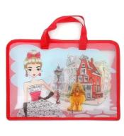 Teczka-torba A4+ zapinana na zamek z rączką FRESH