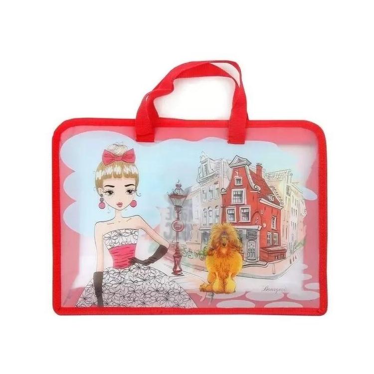 Teczka-torba A4+ zapinana na zamek z rączką FRESH