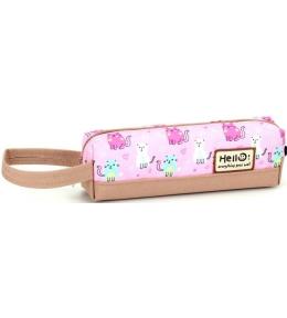 Piórnik tuba mała Kolorowe kotki