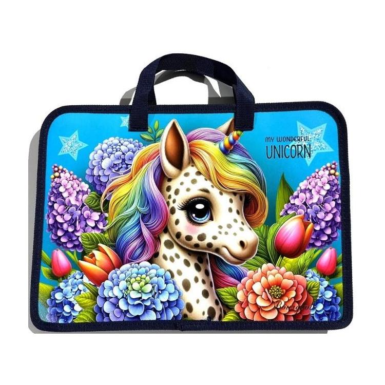 Teczka-torba A4+ zapinana na zamek z rączką Jednor