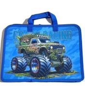 Teczka-torba A4+zapinana na zamek z rączką Monster