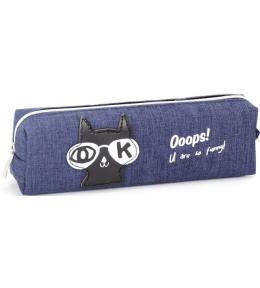 Piórnik tuba mała Kot w okularach OK