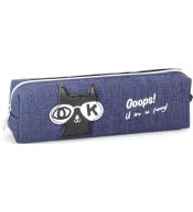 Piórnik tuba mała Kot w okularach OK