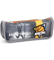 Piórnik tuba mała Koszykówka szary