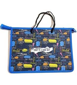 Teczka-torba A4+ zapinana na zamek z rączką Dzień