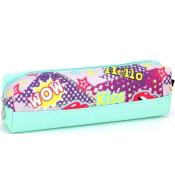 Piórnik tuba mała Graffiti seledyn