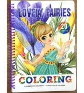 Kolorowanka A5 koło 20 kartek Urocze wróżki