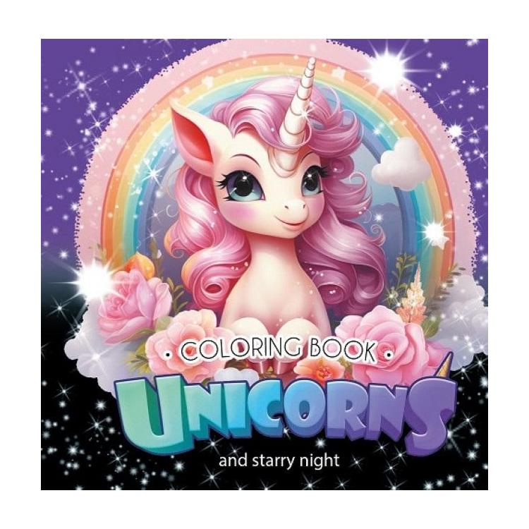 Kolorowanka 160x160 Unicorns Jednorożce