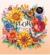 Kolorowanka 160x160 Flora Kwiaty