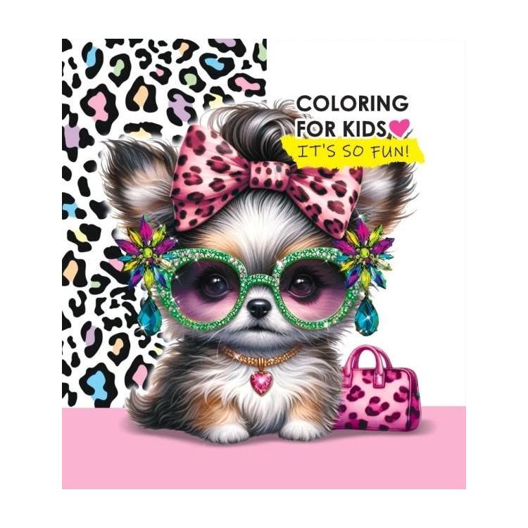 Kolorowanka 140x140 Piesek