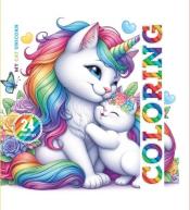 Kolorowanka 140x140 Kotorożka 24 obrazki