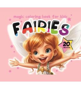 Kolorowanka 140x140 Wróżki Fairies różowa