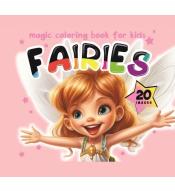 Kolorowanka 140x140 Wróżki Fairies różowa