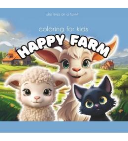 Kolorowanka 140x140 Happy Farm owca