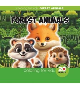 Kolorowanka 140x140 Leśne zwierzęta lis