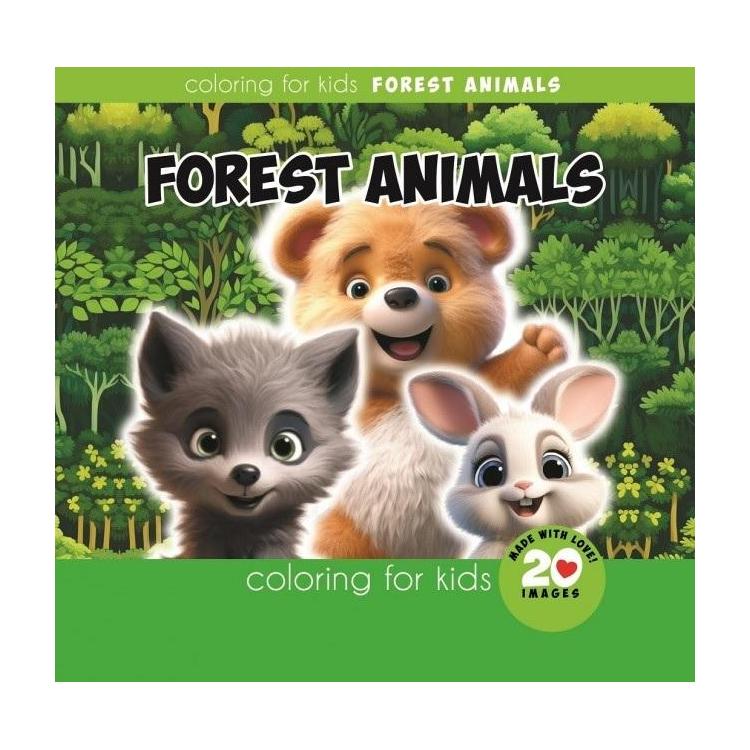 Kolorowanka 140x140 Leśne zwierzęta niedźwiedź