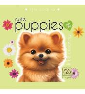 Kolorowanka 140x140 Słodkie pieski zielona