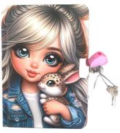 Pamiętnik z kłódką A6/64K gładki Dziewczynka z kr