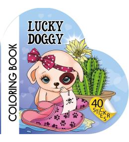 Kolorowanka Curly z naklejkami BR Serce 2219