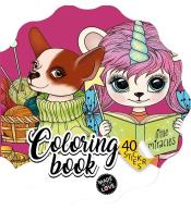 Kolorowanka Curly z naklejkami BR Kwiatek 2232