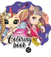 Kolorowanka Curly z naklejkami BR Kwiatek 2231