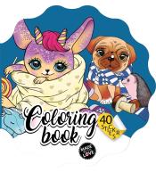 Kolorowanka Curly z naklejkami BR Kwiatek 2230