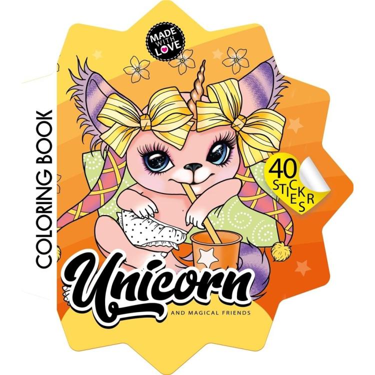 Kolorowanka Curly z naklejkami BR Gwiazdka 2203