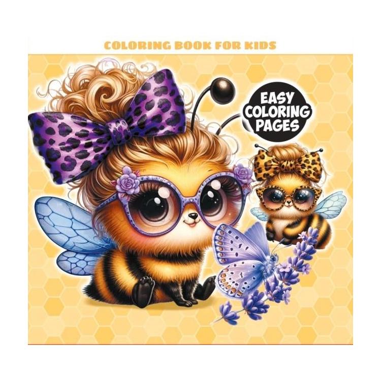 Kolorowanka 120x120 Pszczółki