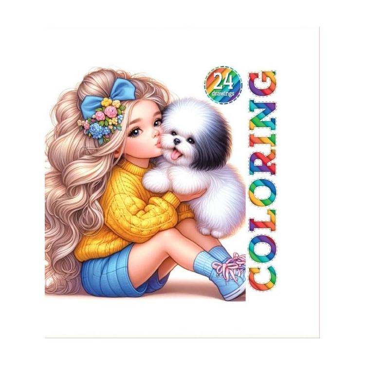 Kolorowanka 120x120 Najlepsi przyjaciele