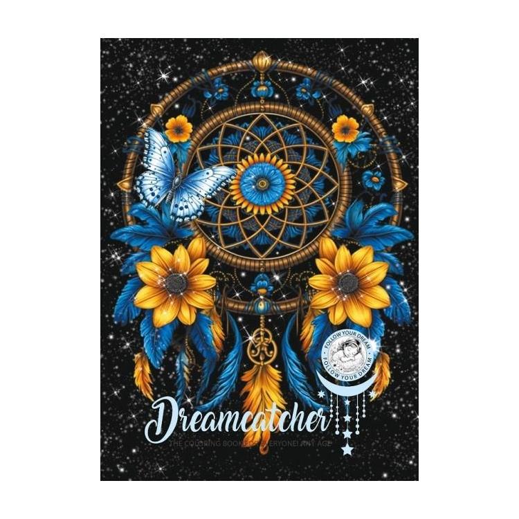 Kolorowanka A4 pionowa 8 obrazków Łapacz snów nieb